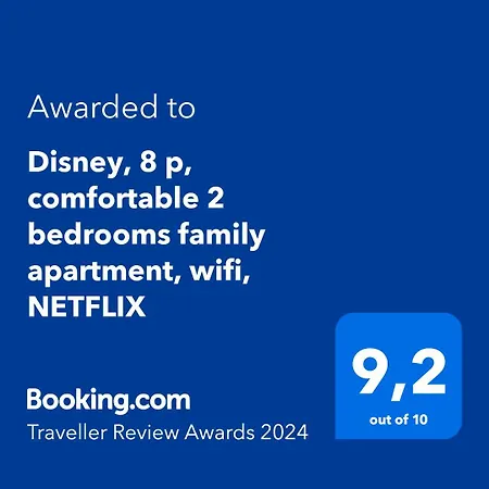 Disney, Very 2 Bedrooms Family Apartment, Wifi, Netflix 8 Pers * Chessy (Seine-et-Marne)