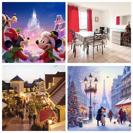 Apartment Disney, Very 2 Bedrooms Family Apartment, Wifi, Netflix 8 Pers Chessy (Seine-et-Marne)
