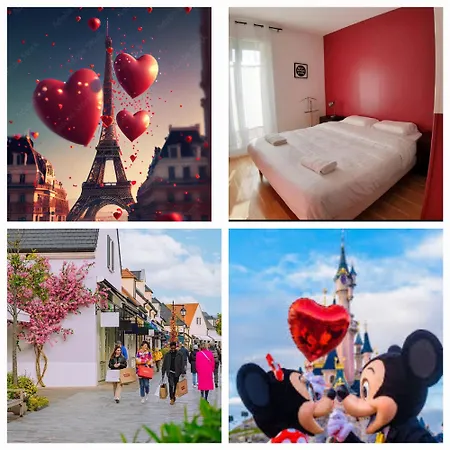 Apartment Disney, Very 2 Bedrooms Family Apartment, Wifi, Netflix 8 Pers